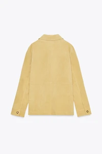 VESTE EN CUIR DAIM 100 %