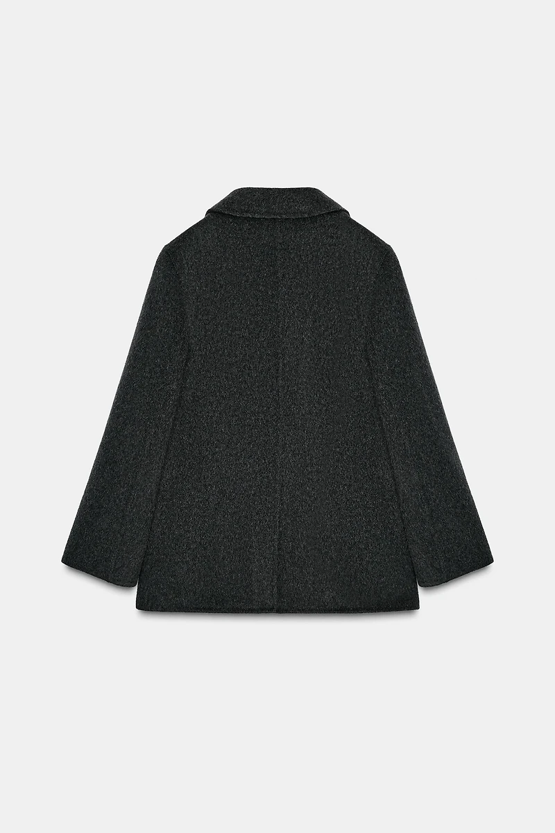 DOUBLE BREASTED WOOL BLEND BLAZER ZW COLLECTION