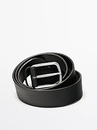 Nappa leather belt