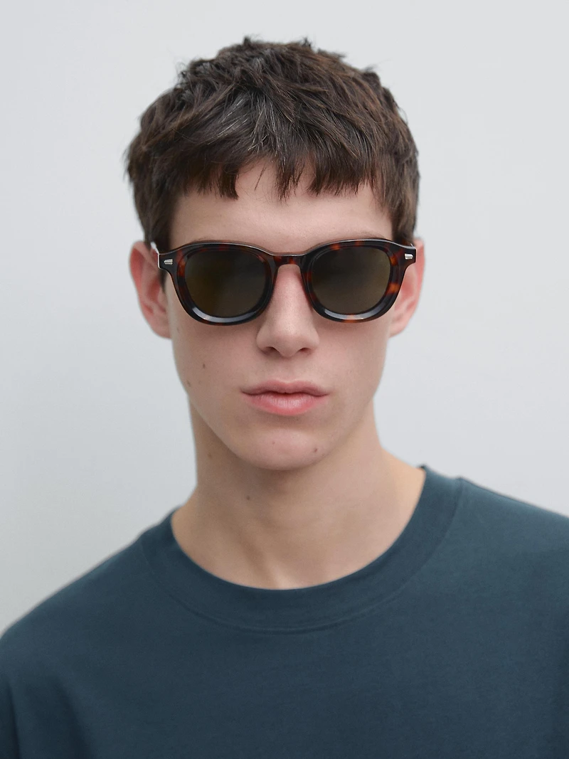 T-shirt à manches courtes en coton mélang