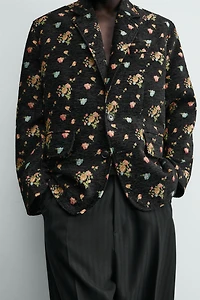 LIMITED EDITION FLORAL JACQUARD BLAZER