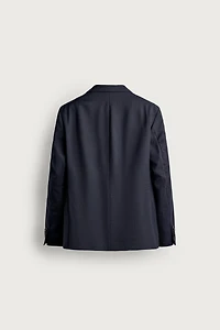 VESTE DE COSTUME REGULAR FIT À RAYURES 100 % LAINE