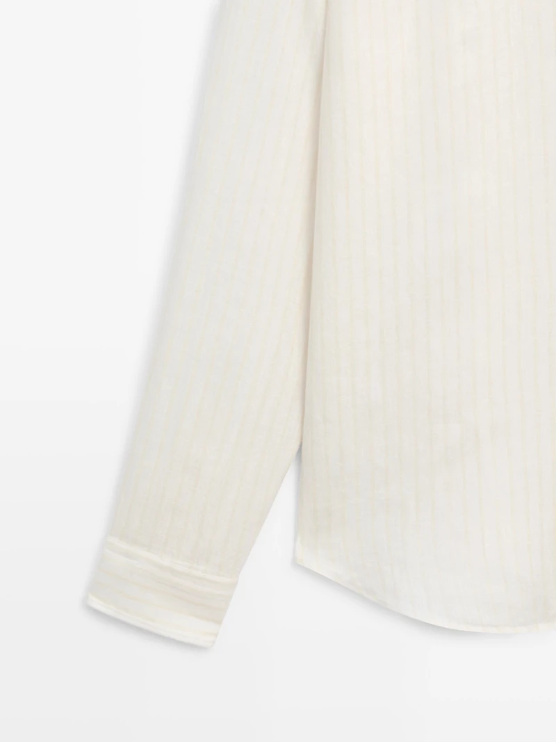 100% linen regular fit shirt
