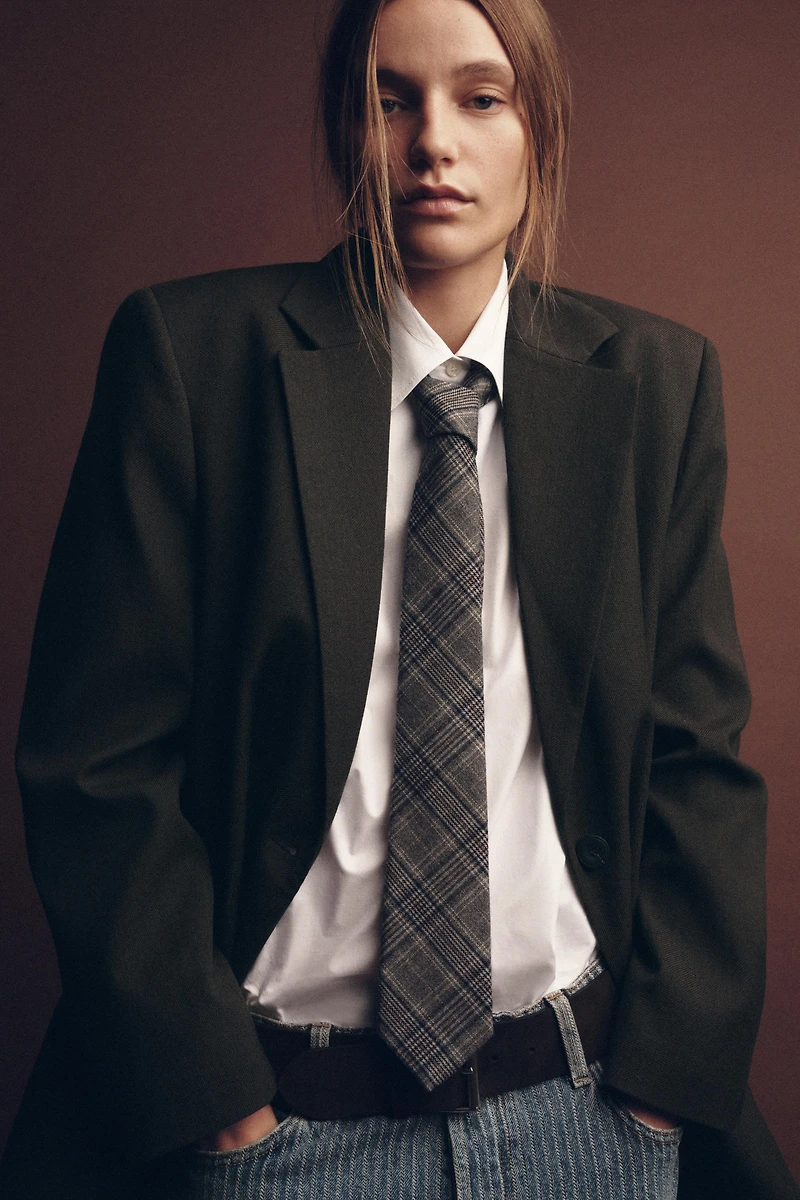 VESTE OVERSIZE AVEC LAINE ZW COLLECTION