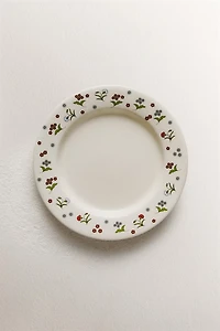 KIDS FLORAL STONEWARE PLATE