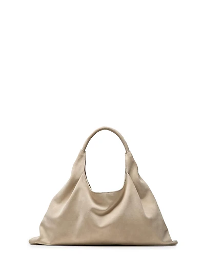 Sac cabas moyen en croûte de cuir - ÉDITION LIMITÉE