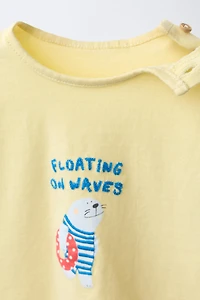 T-SHIRT IMPRIMÉ PHOQUE