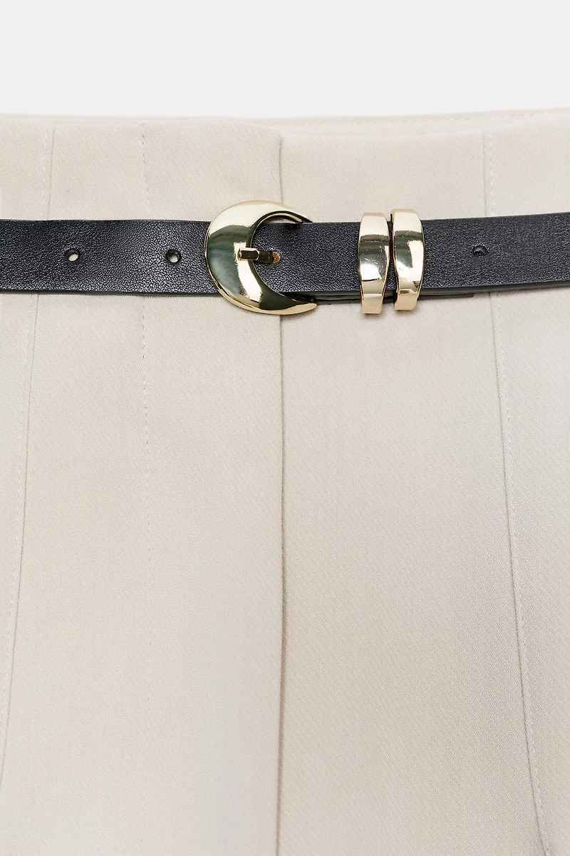 PANTALON TAILLE HAUTE CEINTURE