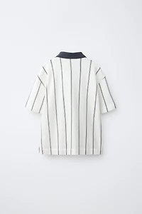 STRIPED KNIT SHIRT