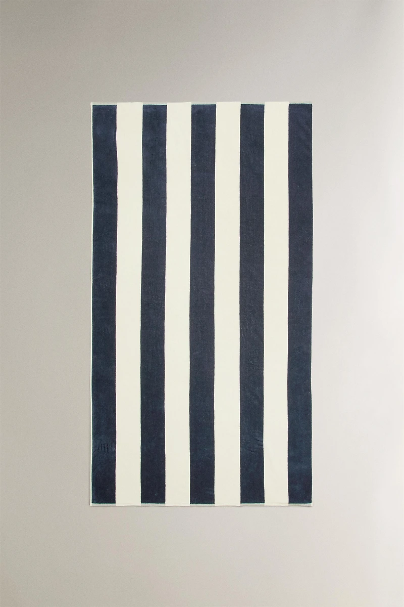 SERVIETTE DE PLAGE RAYURES