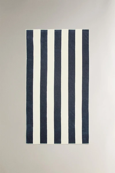 SERVIETTE DE PLAGE RAYURES
