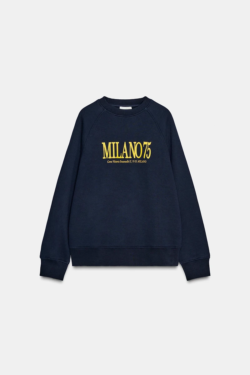 TEXT SWEATSHIRT
