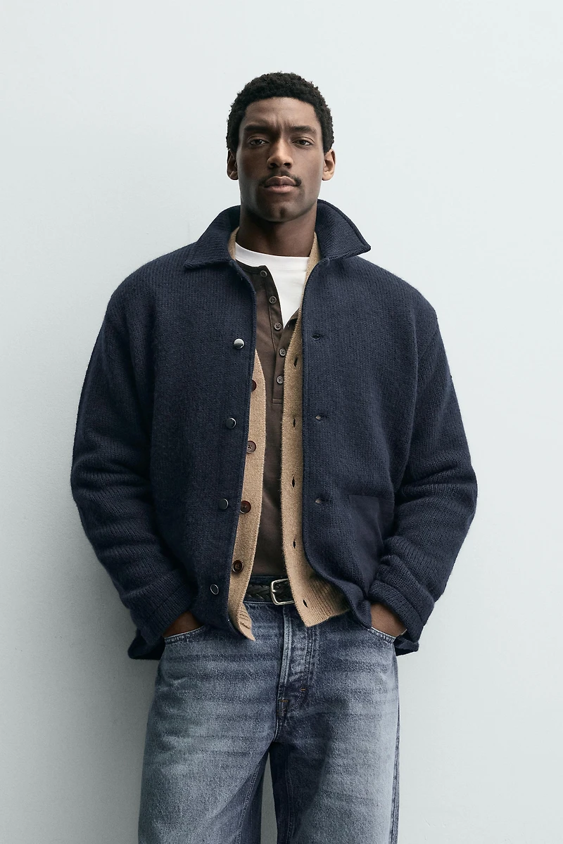 CARDIGAN STRUCTURÉ À POCHES