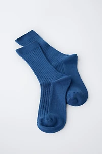 LONG RIBBED SOCKS