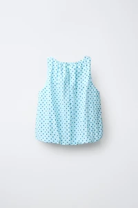 PUFFY POLKA DOT TOP
