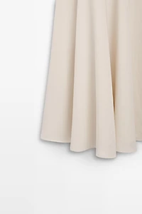Long contrast dress
