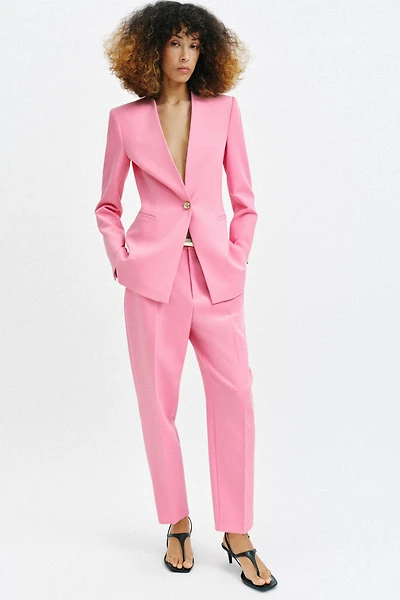 BELTED ANKLE PANTS
