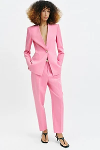 BELTED ANKLE PANTS