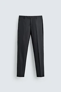 100% WOOL SUIT PANTS