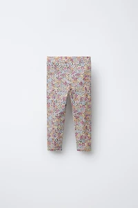 TWO-PACK PLAIN AND PRINTED LEGGINGS