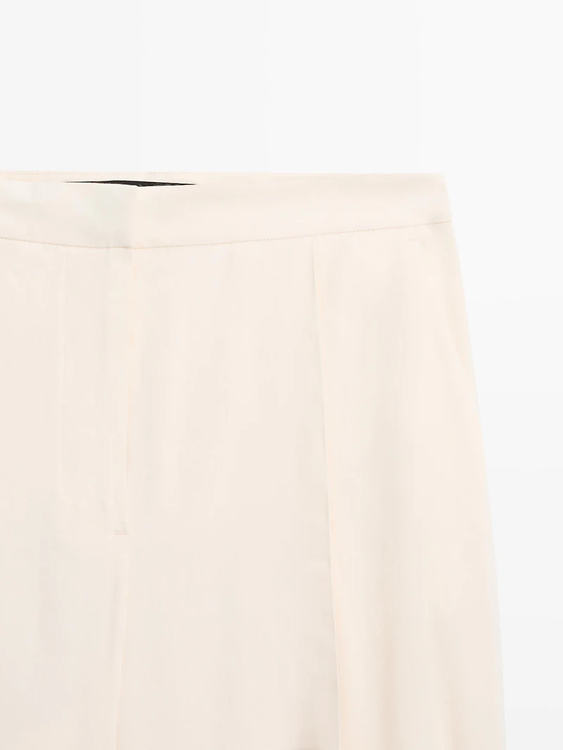 Pantalon fluide barrel fit