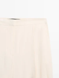 Pantalon fluide barrel fit