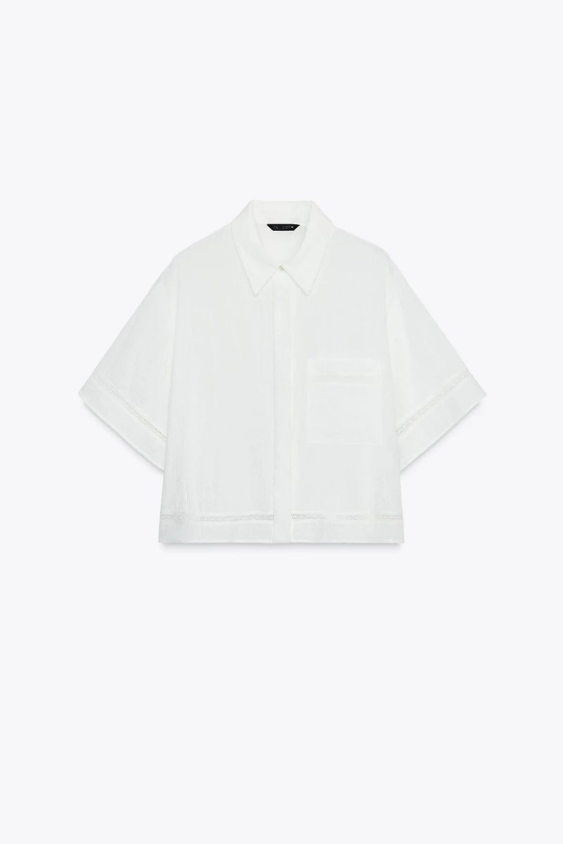 CHEMISE COURTE OURLETS
