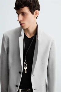 SLIM FIT STRETCH BLAZER