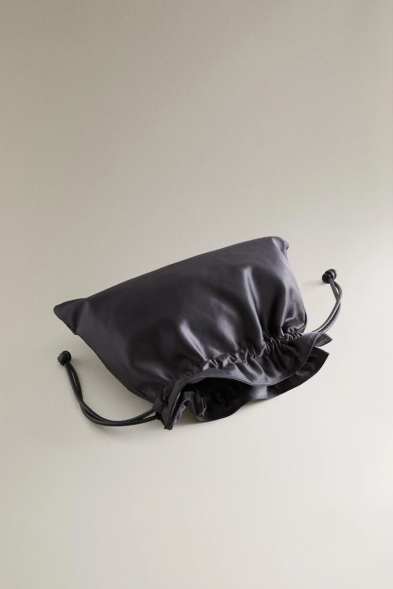 LARGE SATEEN BAG