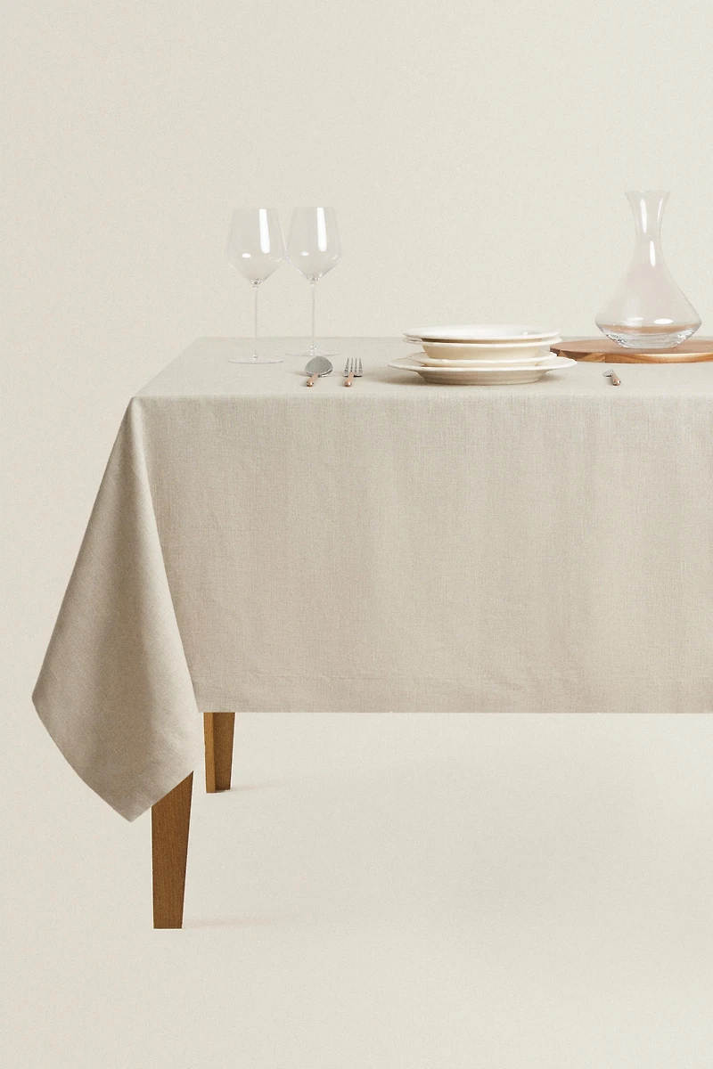 NAPPE LIN COULEUR UNIE