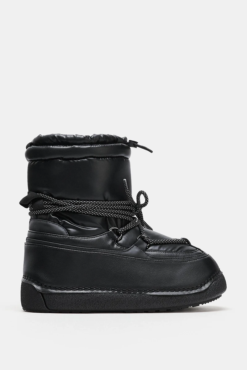 QUILTED ANKLE BOOTS SKI COLLECTION