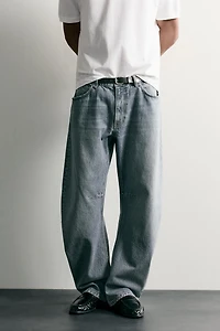 STRAIGHT BARREL FIT JEANS