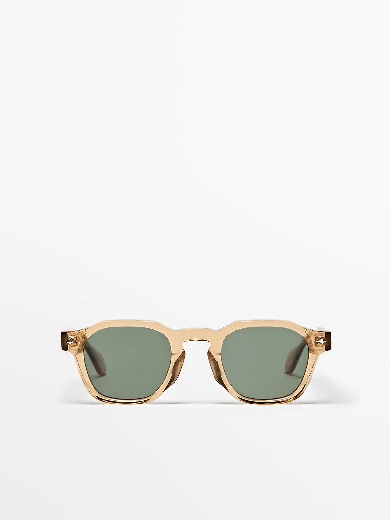 Lunettes de soleil géométriques
