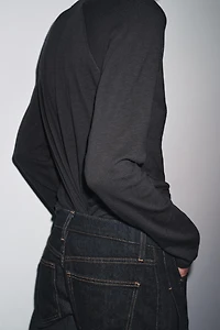 COTTON RAGLAN SLEEVE T-SHIRT
