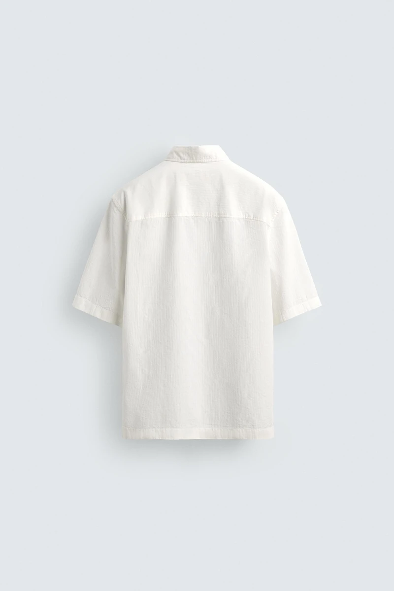 CHEMISE JACQUARD STRUCTURÉE