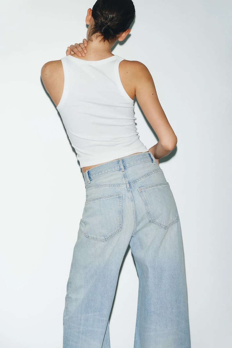 TRF HIGH WAIST EXTRA WIDE LEG JEANS
