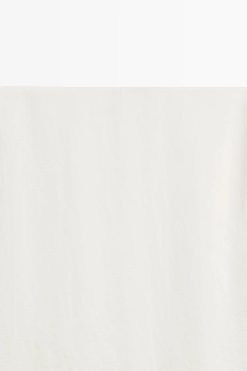 Flowing midi skirt with lace detail