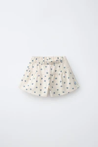 PRINTED PLUSH SHORTS