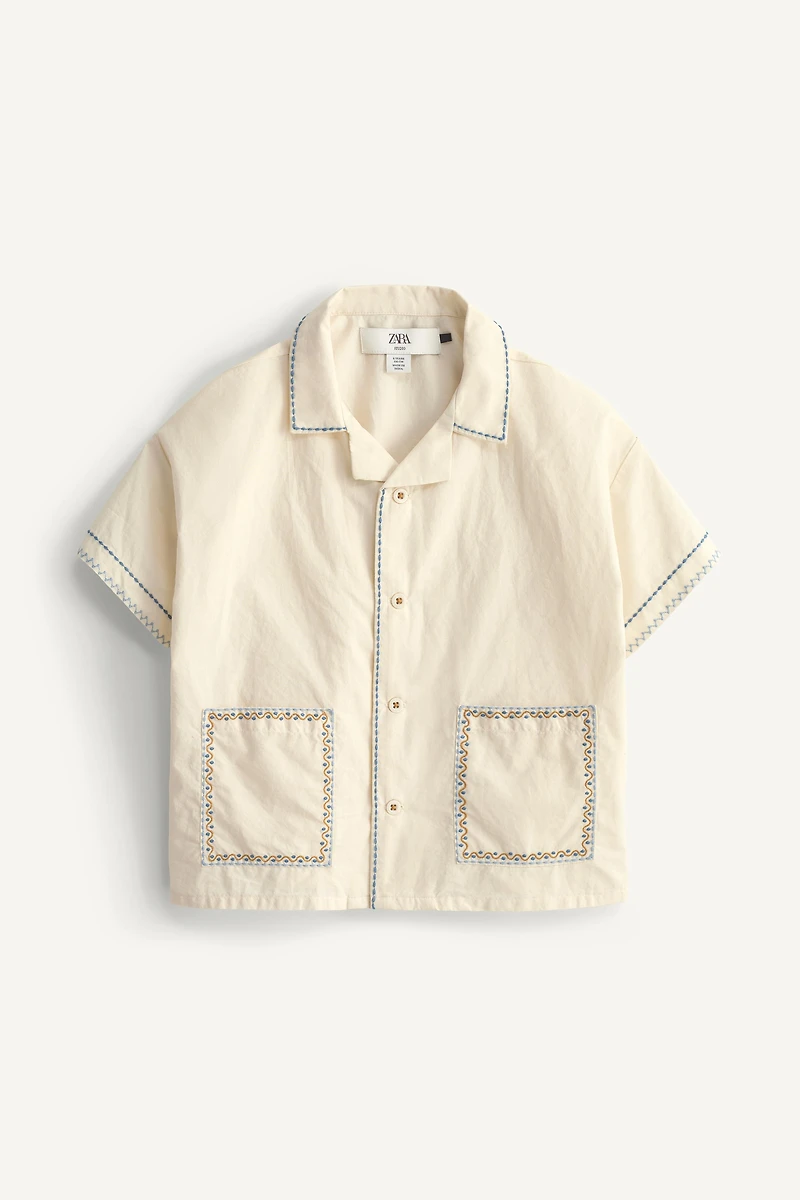 CHEMISE SURPIQÛRES BRODÉES ÉDITION LIMITÉE