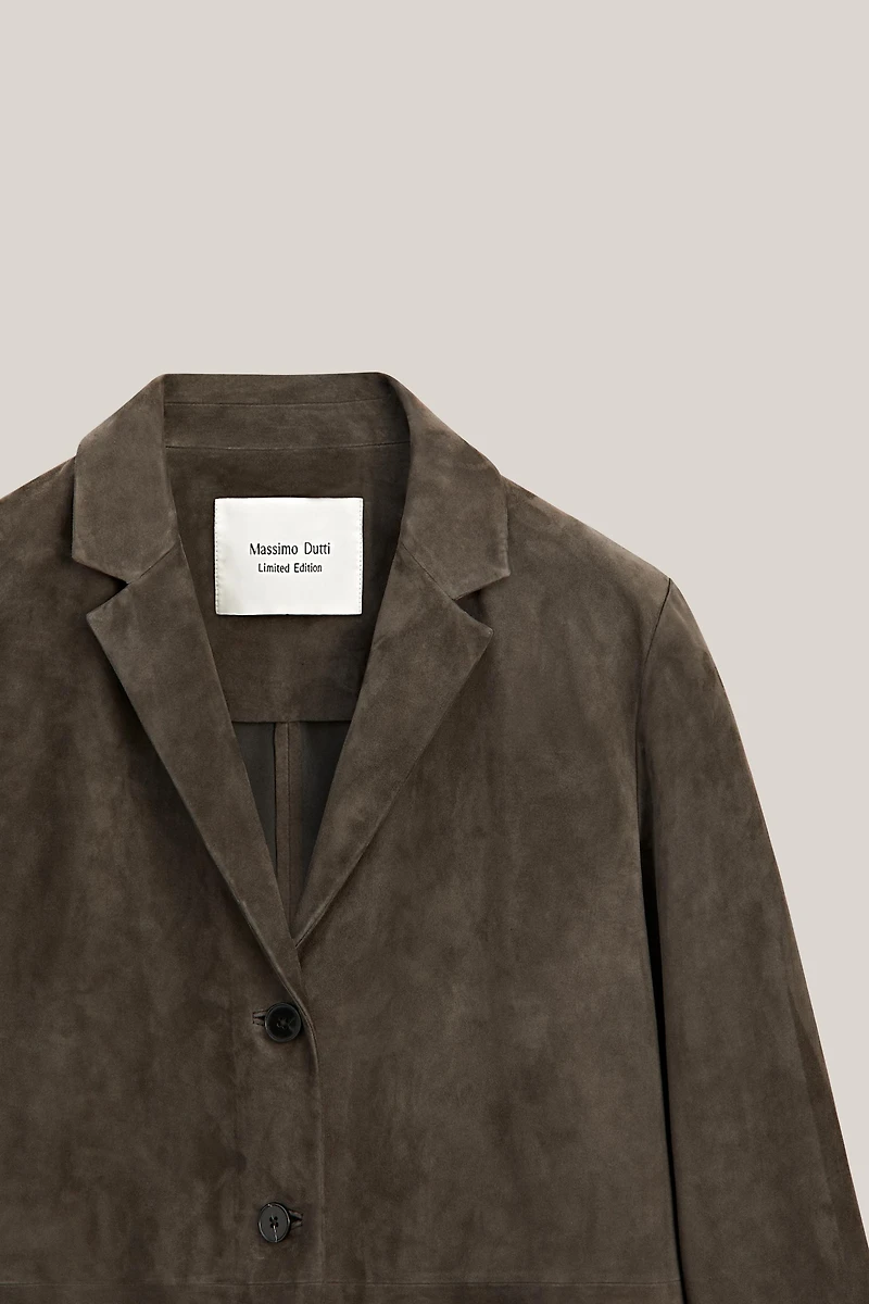 Blazer 100% cuir daim - LIMITED EDITION