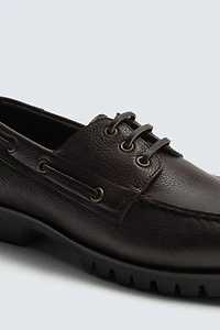 CHAUSSURES BATEAU EN CUIR