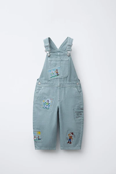 TOY STORY © DISNEY PIXAR PATCHED TWILL OVERALLS