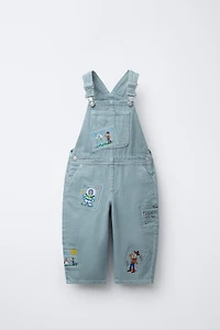 TOY STORY © DISNEY PIXAR PATCHED TWILL OVERALLS