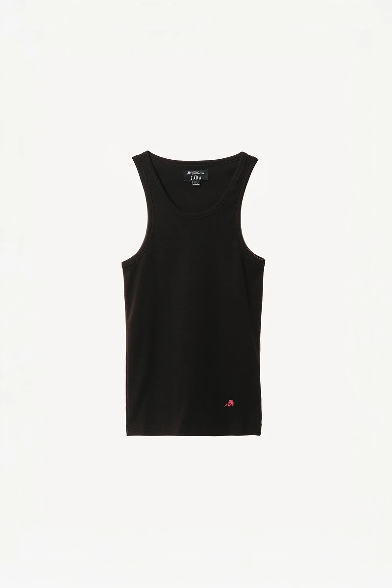 WILLY CHAVARRIA X ZARA RIBBED TANK TOP