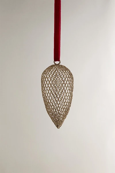 LONG MESH CHRISTMAS TREE ORNAMENT