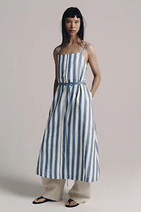 ZW COLLECTION STRIPED MIDI DRESS