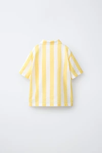 STRIPED SEERSUCKER SHIRT