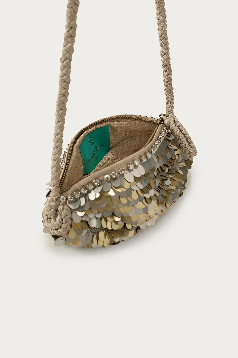 MARISA BERENSON X ZARA APPLIQUÉ BAG