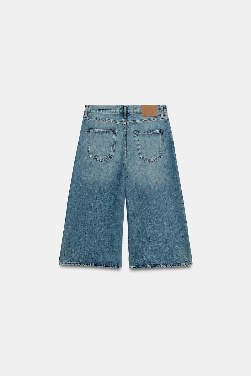 ZW COLLECTION MID-RISE DENIM SHORTS