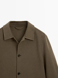 Wool blend jacket